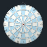 Light Blue And White Dartboard<br><div class="desc">Light Blue And White Dart Board</div>