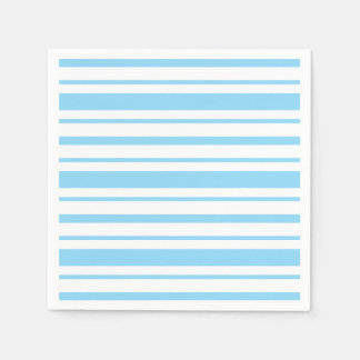 Light Blue and White Stripe Napkin