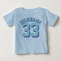 Light Blue & Aqua Baby | Sports Jersey