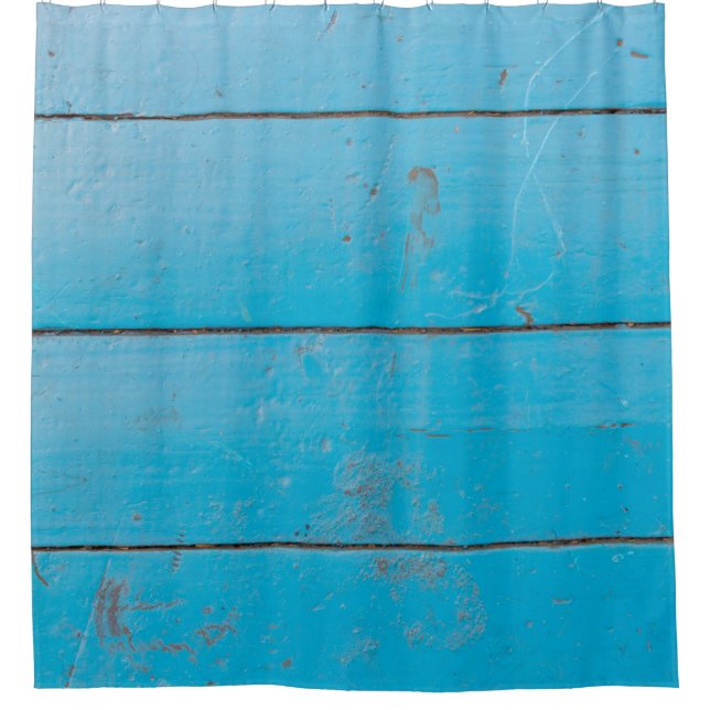 Light blue aquamarine fresh vintage wood dusty flo (Front)