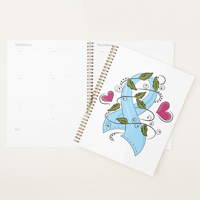 Light Blue Awareness Ribbon Support and Hope Planner (Creator Uploaded)