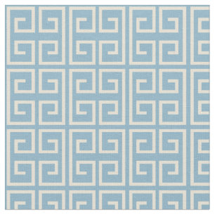 Light Blue Block Pattern Fabric