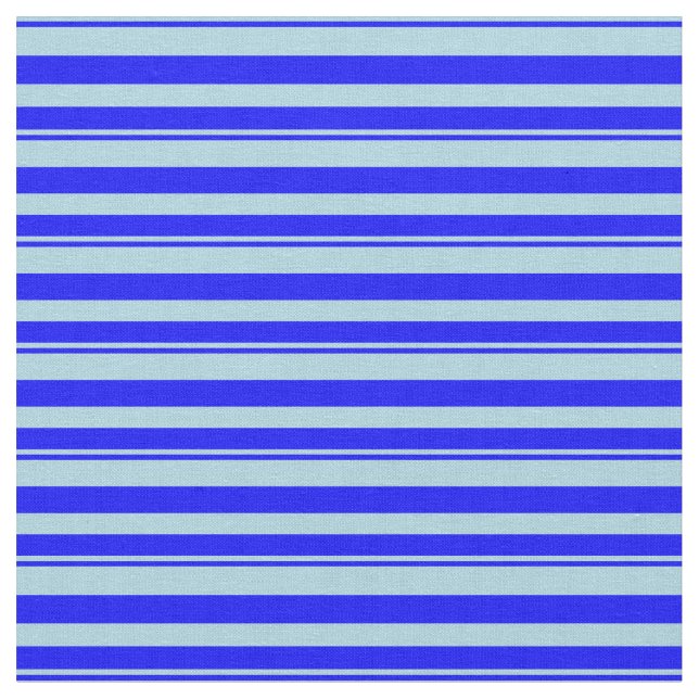 Light Blue & Blue Striped/Lined Pattern Fabric (Close Up)