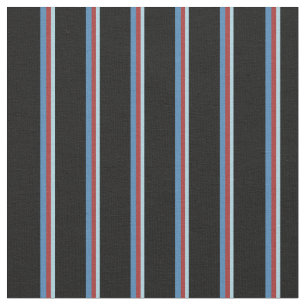 Light Blue, Brown, Blue, and Black Coloured Lines Fabric
