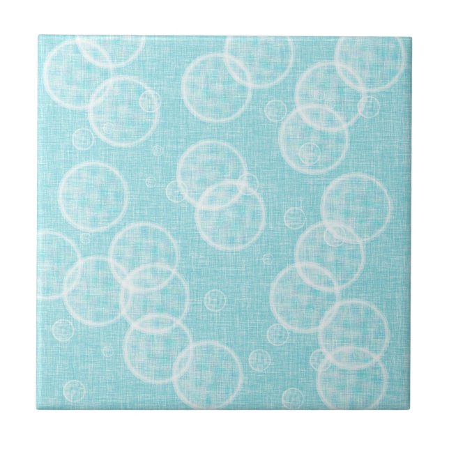light blue bubbles tile (Front)