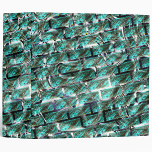 Light blue, bubbles upon grid or brick effect? binder