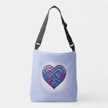 Light Blue Celtic Heart