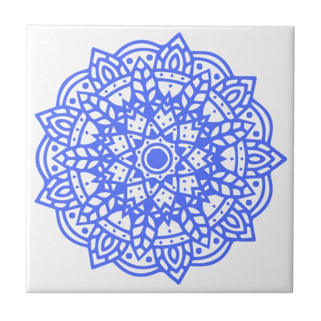 Light blue Ceramic Tile (Front)