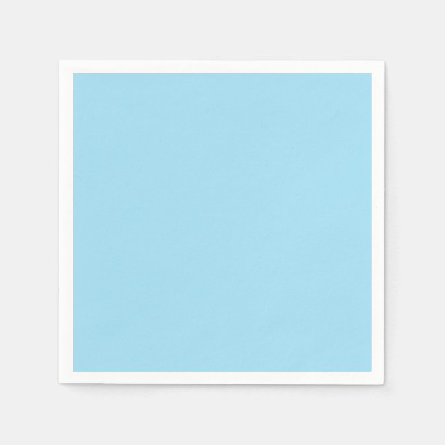 Light Blue Colour 1 Napkin (Front)