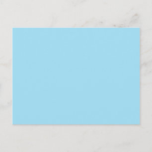 Light Blue Colour 1 Postcard
