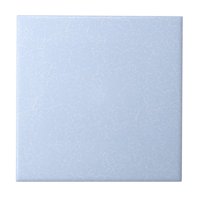 Light Blue Crackle Glaze Solid Color Tile (Front)