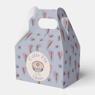 Light Blue Cutie Pie Baby Boy Favor Box