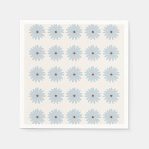 Light Blue Daisy Napkin