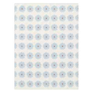 Light Blue Daisy Tablecloth