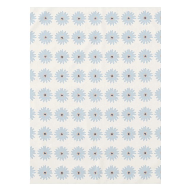 Light Blue Daisy Tablecloth (Front)
