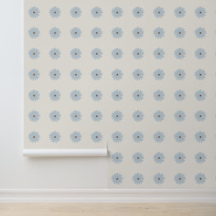 Light Blue Daisy Wallpaper