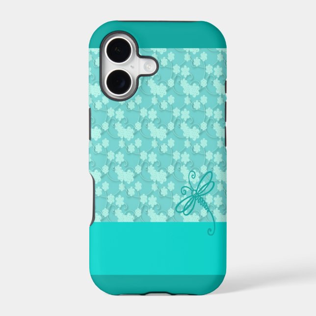 Light Blue Dragonfly Art (Back)
