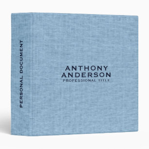 Light Blue Fabric Texture  Binder