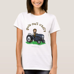 Light Blue Farmer Girl T-Shirt