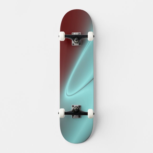 Light Blue Flash Skateboard (Front)