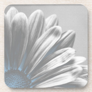 Light Blue Floral Highlights Coaster