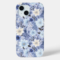 Light Blue Floral Pattern