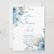 Light Blue Flowers Wedding