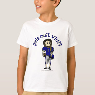 Light Blue Football T-Shirt
