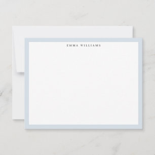 Light Blue Frame Note Card