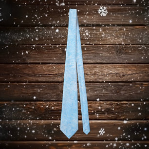 Light blue frozen tie