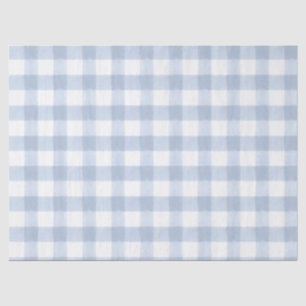 Light Blue Gingham Tissue Paper
