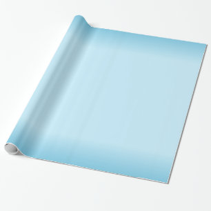 Light Blue Gradient Wrapping Paper