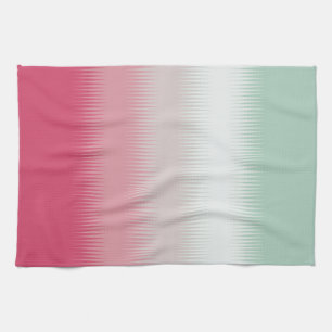 Light Blue Green Grey Grey Maroon Red Kitchen Towel