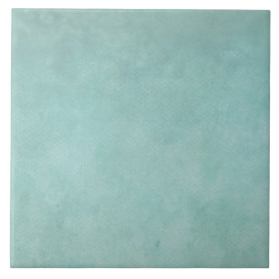 Light Blue Green Watercolor Personalized Template Tile