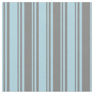 Light Blue & Grey Pattern of Stripes Fabric