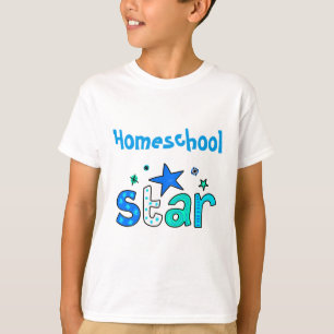 Light Blue Homeschool Star T-Shirt
