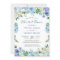 Light Blue Hydrangeas Floral Chic Rehearsal Dinner