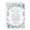 Light Blue Hydrangeas Floral Wreath Bridal Shower
