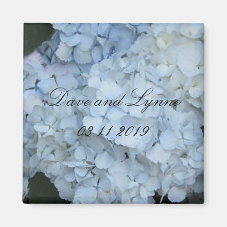 Light Blue Hydrangeas Magnet