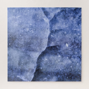 Light Blue Impossible Jigsaw Puzzle
