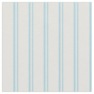 Light Blue & Light Cyan Coloured Stripes Fabric