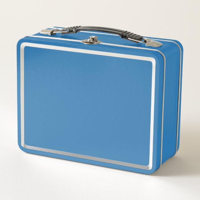 Light Blue Metal Lunch Box (Front)