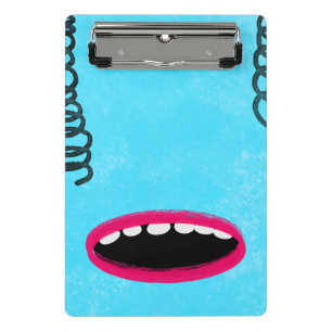 light blue monster Clipboard