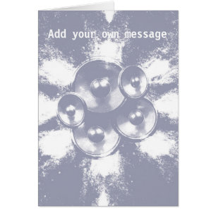 Light blue music speakers