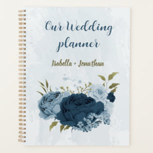 light blue navy flowers wedding planner