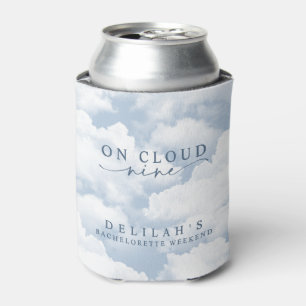 Light Blue "On Cloud Nine" Bachelorette Weekend  Can Cooler