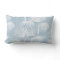 Light Blue Palm Tree Throw Pillow