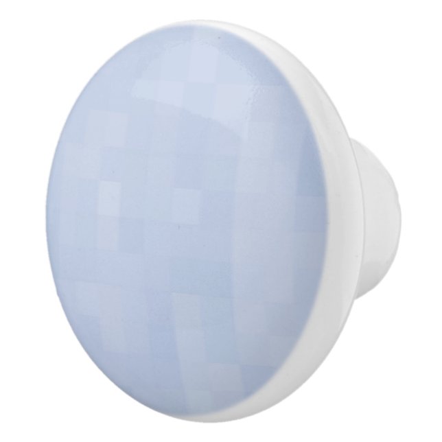 Light blue pattern - ceramic knob (Right)