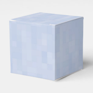 Light blue pattern  gift favor box