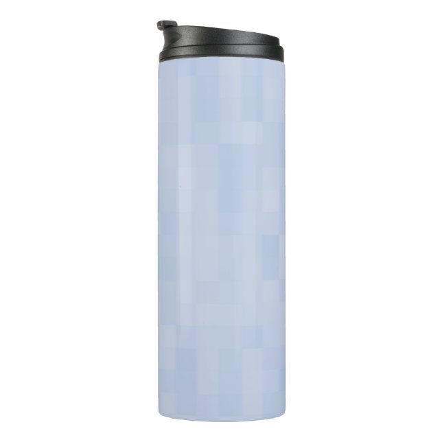Light blue pattern - thermal tumbler (Rotated Right)